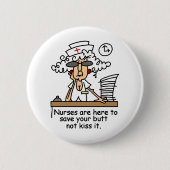 Retten Sie Ihren Hintern! Button (Vorderseite)