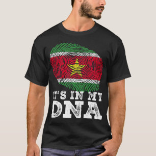 Retten Sie It_s in meiner DNS-Suriname-Flag Finger T-Shirt