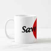 Retten Sie Japan-Tasse Kaffeetasse (Links)