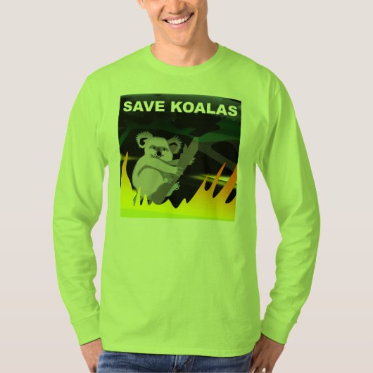 Retten Sie Koala T-Shirt (Vorderseite)