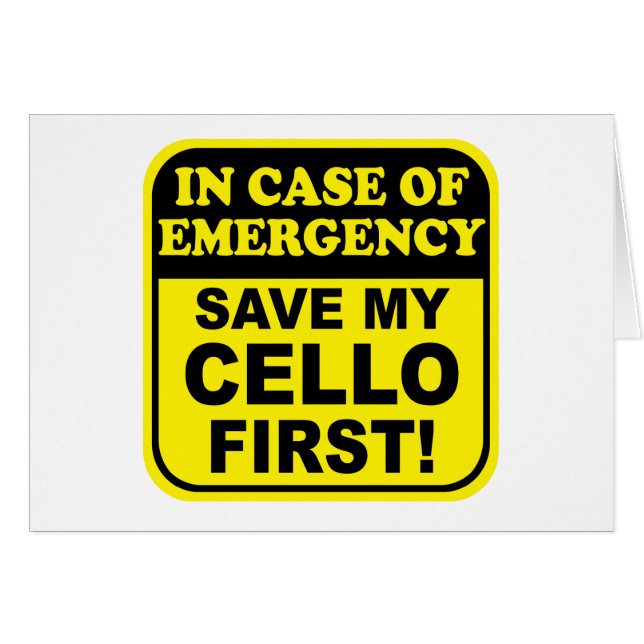 Retten Sie meinen Cello (Vorderseite (Horizontal))