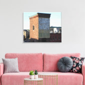 RETTEN SIE MOR-MÖBEL-DACH-SPITZEN-REIHE LEINWANDDRUCK (Insitu (Wohnzimmer))