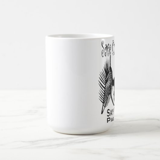 Retten Sie Orang-Utans ablehnen Kaffeetasse (Mittel)