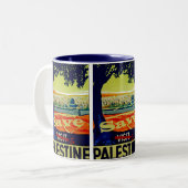 Retten Sie Palästina Zweifarbige Tasse (Vorderseite Links)