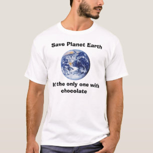 Retten Sie Planeten-Erde T-Shirt