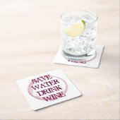 RETTEN Sie Rechteckiger Pappuntersetzer (Vor Ort)