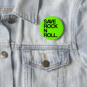 Retten Sie Rock'n'Roll Button (Beispiel)