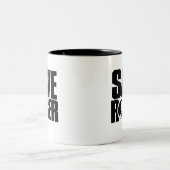 Retten Sie Roger-Tasse Zweifarbige Tasse (Mittel)