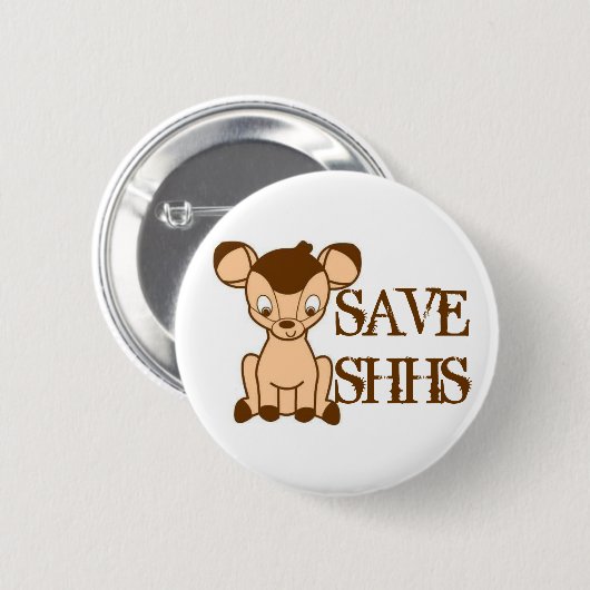 Retten Sie SHHS Knopf Button (Vorne & Hinten)