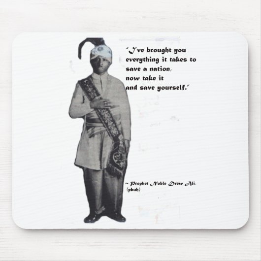 Retten Sie sich Mausunterlage Mousepad (Vorne)