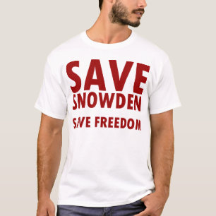 RETTEN SIE SNOWDEN T-Shirt
