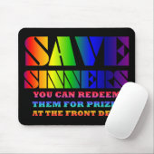 Retten Sie Sündern Mousepad (Mit Mouse)