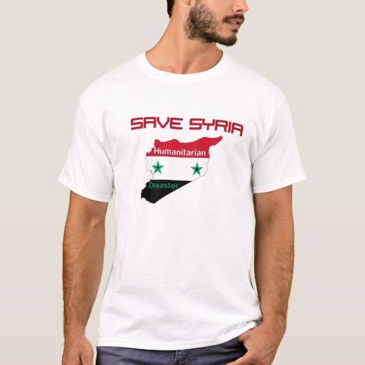 Retten Sie Syrien T-Shirt (Vorderseite)