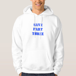 Retten Sie Teil drei Hoodie