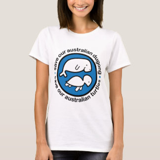 Retten Sie unser dugong u. Schildkröten T-Shirt
