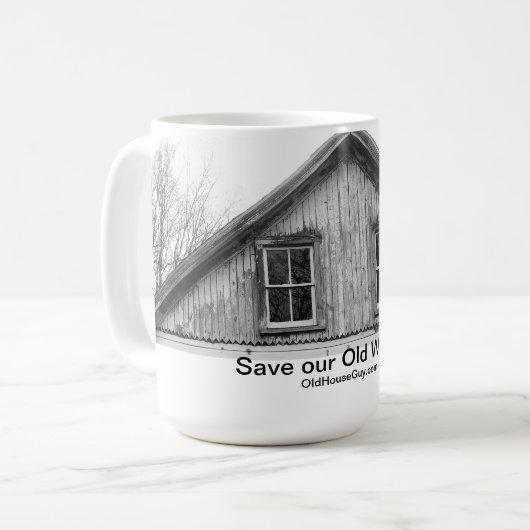 Retten Sie unsere alte Windows-Tasse Kaffeetasse (Vorderseite Links)