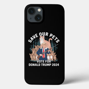 Retten Sie unsere Haustiere 2024 Präsident Trump P Case-Mate iPhone Hülle