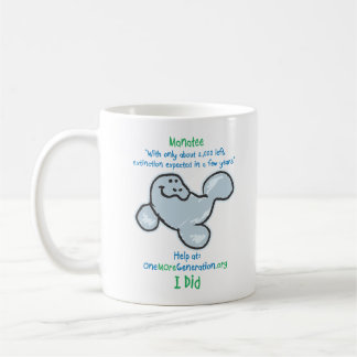 Retten Sie unsere Manatis Kaffeetasse