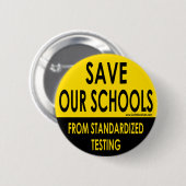 Retten Sie unsere Schulen Button (Vorne & Hinten)