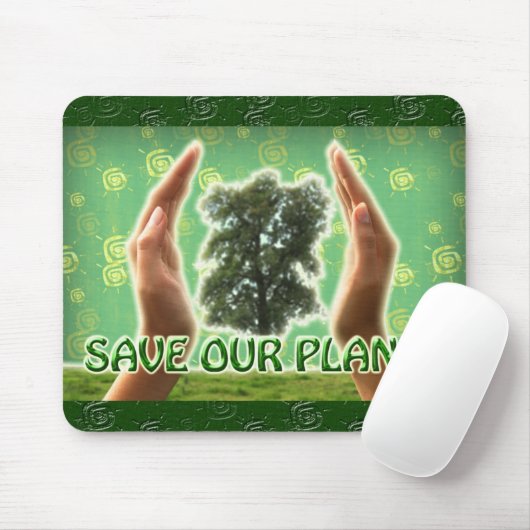 Retten Sie unseren Planeten Mousepad (Mit Mouse)