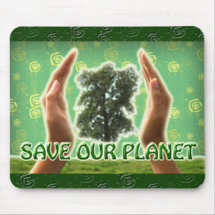 Retten Sie unseren Planeten Mousepad