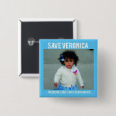 Retten Sie Veronica-Knopf Button (Vorne & Hinten)