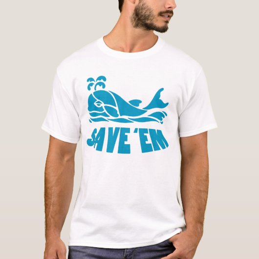 RETTEN SIE WALE T-Shirt (Vorderseite)