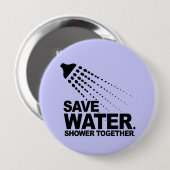 RETTEN SIE WASSER. DUSCHE ZUSAMMEN BUTTON (Vorne & Hinten)