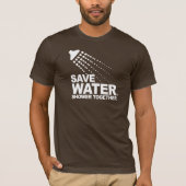 RETTEN SIE WASSER. DUSCHE ZUSAMMEN. T - Shirt (Vorderseite)