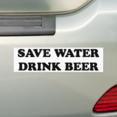Retten Sie Wasser-Getränk-Bier Autoaufkleber (Auf Auto)