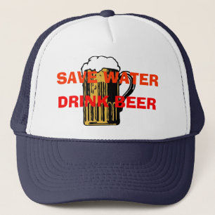 RETTEN SIE WASSER-GETRÄNK-BIER TRUCKERKAPPE