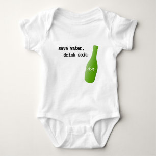 Retten Sie Wasser, Getränk Soju! Baby Strampler