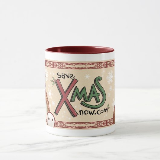 Retten Sie WeihnachtsTasse, Dasher Tasse (Zentrum)