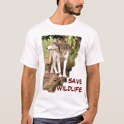 RETTEN SIE WILD LEBENDE TIERE T-Shirt (Vorderseite)