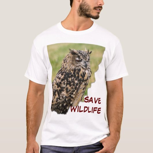 RETTEN SIE WILD LEBENDE TIERE T-Shirt (Vorderseite)