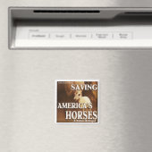 Rettend Amerikas Pferde - Magnet (In Situ (Geschirrspüler))
