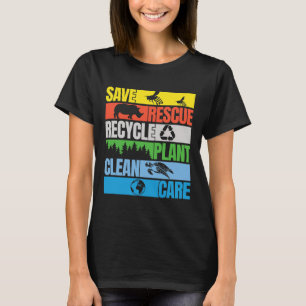 Rettend Bienen retten Tiere, reinen Meeresgrund Ta T-Shirt