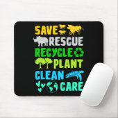 Rettend Bienenrettungstiere Recycelte Plastic Eart Mousepad (Mit Mouse)