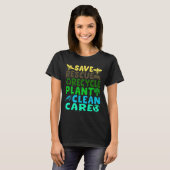 Rettend Bienenrettungstiere Recycelte Plastic Eart T-Shirt (Vorne ganz)
