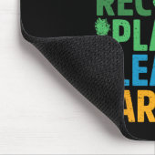 Rettend Bienenrettungstiere Recycelte Plastict Ear Mousepad (Ecke)