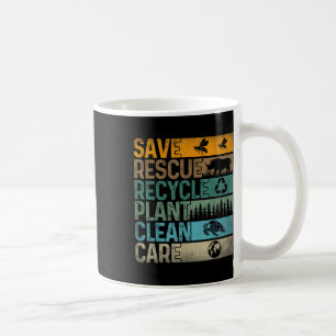 Rettend Bienenrettungstiere Recycelte Plastik-Fun- Kaffeetasse