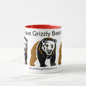 Rettend GRIZZLY Bears - gefährdete Tiere - wild le Tasse (Zentrum)