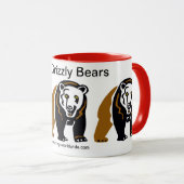 Rettend GRIZZLY Bears - gefährdete Tiere - wild le Tasse (VorderseiteRechts)