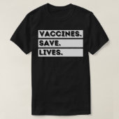 Rettend Impfstoffe ProImpfstoff und Immunisierung T-Shirt (Design vorne)