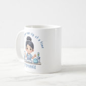 Rettend lebt eine Sippe bei einer Time Nurse Kaffe Kaffeetasse (Vorderseite Links)