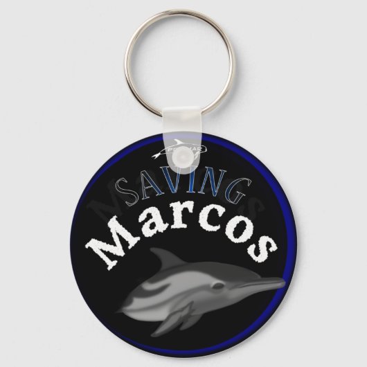 Rettend Marcos der Delphin-Schlüsselanhänger Schlüsselanhänger (Vorderseite)