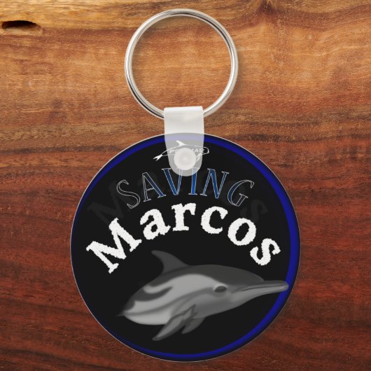 Rettend Marcos der Delphin-Schlüsselanhänger Schlüsselanhänger (Vorderseite)