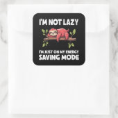 Rettend Modus für die Sonnenblende Quadratischer Aufkleber (Tasche)