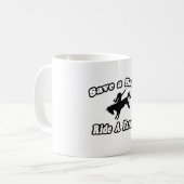 Rettend Pferd, Bauer fahren Kaffeetasse (Vorderseite Links)