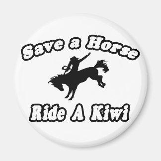 Rettend Pferd, Ride Kiwi Magnet